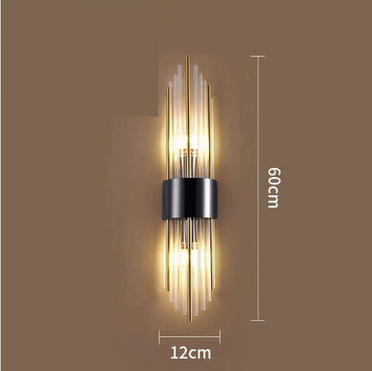 Crystal Wall Lamp Living Room Background Wall Stairs Aisle Light