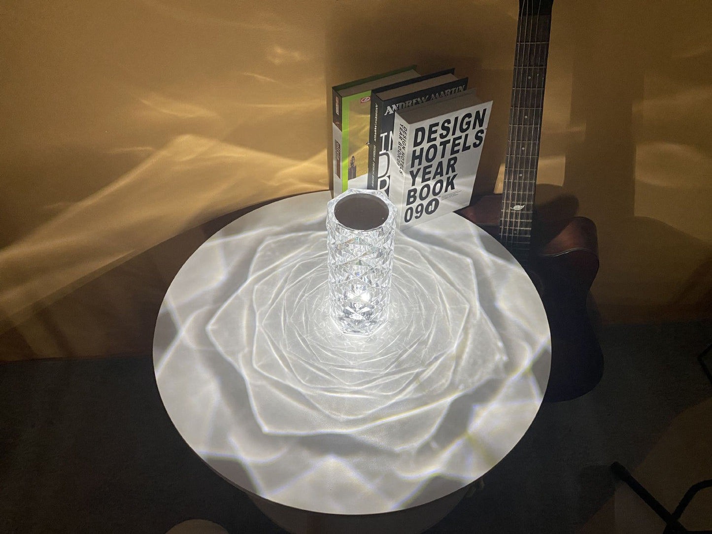 Romantic Rose Diamond LED Lamp – Luxury Bedroom & Gift Light.