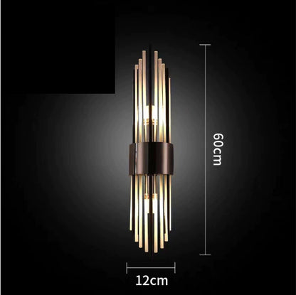 Crystal Wall Lamp Living Room Background Wall Stairs Aisle Light