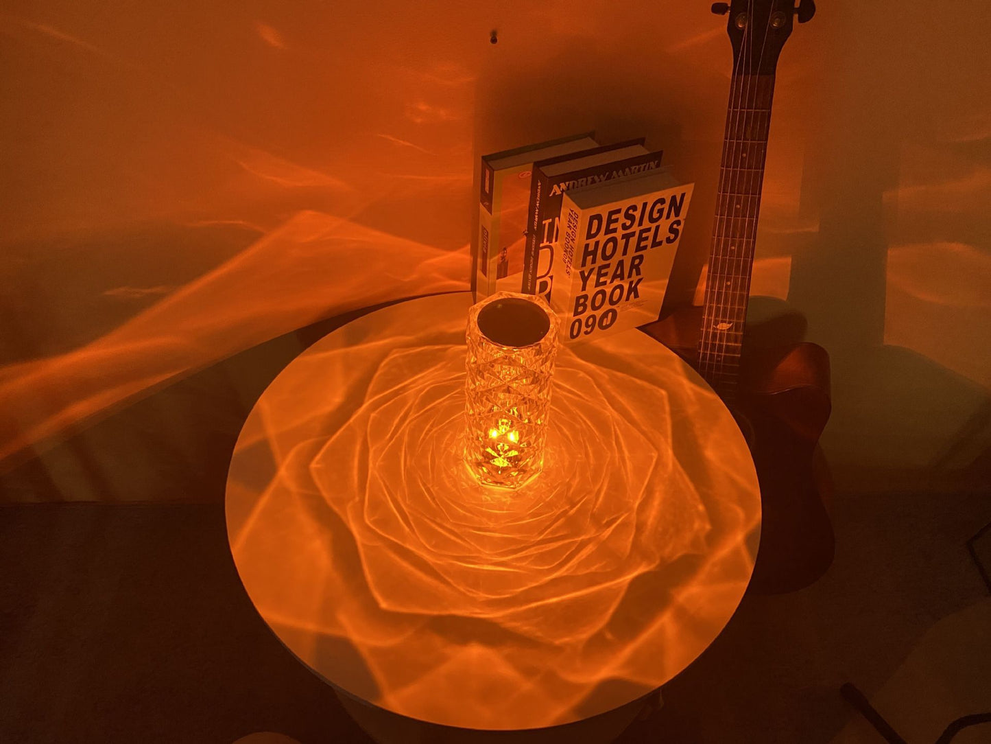 Romantic Rose Diamond LED Lamp – Luxury Bedroom & Gift Light.