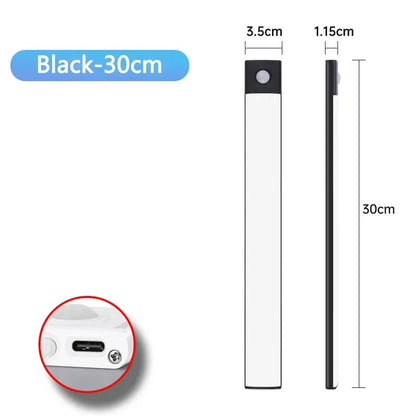 Smart Motion Sensor LED Cabinet Light – Rechargeable USB Type-C