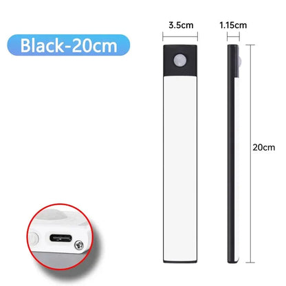 Smart Motion Sensor LED Cabinet Light – Rechargeable USB Type-C