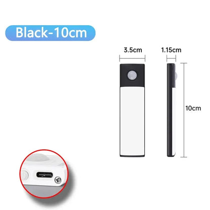 Smart Motion Sensor LED Cabinet Light – Rechargeable USB Type-C
