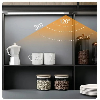 Smart Motion Sensor LED Cabinet Light – Rechargeable USB Type-C